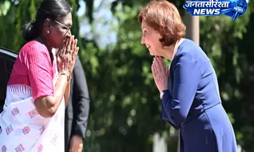 भारत की बढ़ती वैश्विक साख, नॉर्थ मैसेडोनिया के राष्ट्रपति ने की तारीफ भारत की बढ़ती वैश्विक साख, नॉर्थ मैसेडोनिया के राष्ट्रपति ने की तारीफ