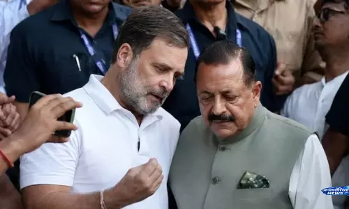 CJP प्रदर्शन विवाद के बीच जितेंद्र सिंह का बयान, राहुल गांधी पर साधा निशाना CJP प्रदर्शन विवाद के बीच जितेंद्र सिंह का बयान, राहुल गांधी पर साधा निशाना