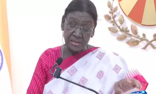 राष्ट्रपति मुर्मू ने नॉर्थ मैसेडोनिया दौरे पर व्यापार दोगुना करने का किया ऐलान राष्ट्रपति मुर्मू ने नॉर्थ मैसेडोनिया दौरे पर व्यापार दोगुना करने का किया ऐलान