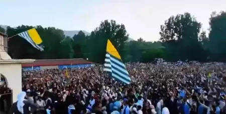 पीओके में जेएएसी का आंदोलन जारी, 23 जुलाई को बड़े प्रदर्शन का ऐलान पीओके में जेएएसी का आंदोलन जारी, 23 जुलाई को बड़े प्रदर्शन का ऐलान