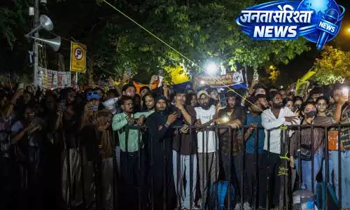 Delhi कनॉट प्लेस में रातभर हंगामा, CJP प्रदर्शन जारी