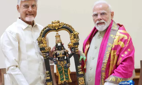 आंध्र CM चंद्रबाबू नायडू ने PM मोदी से की मुलाकात, दिल्ली में हुई अहम बैठक