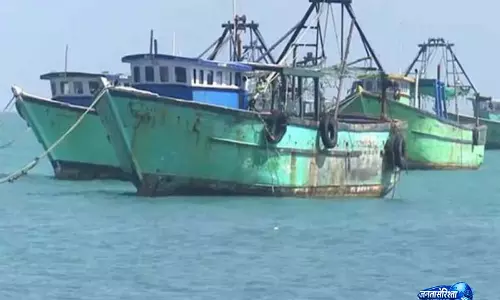 Pakistan: बलूचिस्तान के मछुआरों ने तटीय मछली पकड़ने पर लगी नई सुरक्षा पाबंदियों का विरोध किया Pakistan: बलूचिस्तान के मछुआरों ने तटीय मछली पकड़ने पर लगी नई सुरक्षा पाबंदियों का विरोध किया