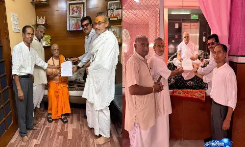 संत-महंतों के आशीर्वाद के साथ गौ सम्मान आवाहन अभियान ने पकड़ी रफ्तार, 27 July को निकलेगी रैली संत-महंतों के आशीर्वाद के साथ गौ सम्मान आवाहन अभियान ने पकड़ी रफ्तार, 27 July को निकलेगी रैली