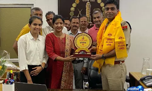 पूर्वांचल जन चेतना समिति ने भीलवाड़ा के नए ASP राजेश आर्य का किया भव्य स्वागत