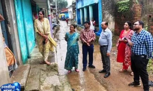 अमलीपाली में निर्माणाधीन आवासों, सेग्रीगेशन शेड का किया निरीक्षण अमलीपाली में निर्माणाधीन आवासों, सेग्रीगेशन शेड का किया निरीक्षण