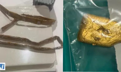 एयरपोर्ट पर कस्टम की पैनी नजर: कॉलर में छिपाया था 24 कैरेट सोने का पेस्ट