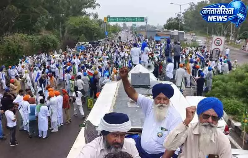 शंभू से वापस लौटे Punjab के किसान शंभू से वापस लौटे Punjab के किसान