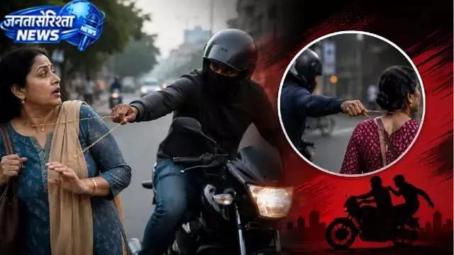 आदित्यपुर में बाइक सवार बदमाशों ने छीनी चेन आदित्यपुर में बाइक सवार बदमाशों ने छीनी चेन
