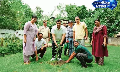 Haryana पुलिस अकादमी में पौधारोपण अभियान शुरू
