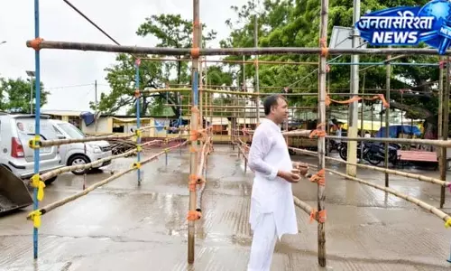 श्रावणी मेले की तैयारी तेज, महेंद्रनाथ मंदिर में बैरिकेडिंग शुरू श्रावणी मेले की तैयारी तेज, महेंद्रनाथ मंदिर में बैरिकेडिंग शुरू