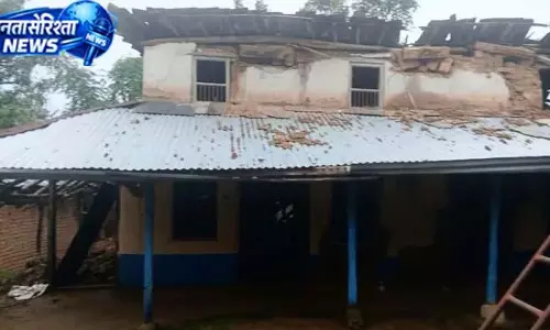 हिमाचल में दरकता पहाड़, गांव पर मंडराया खतरा हिमाचल में दरकता पहाड़, गांव पर मंडराया खतरा