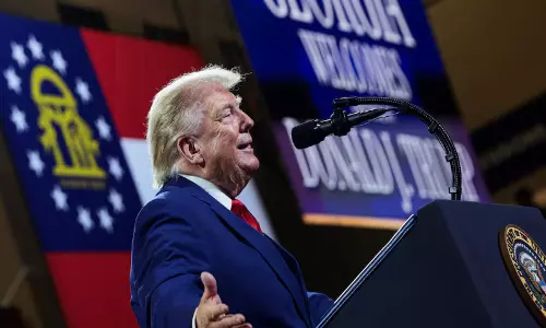 अमेरिका का सुनहरा दौर आ गया है: जॉर्जिया रैली में Trump ने मिड-टर्म चुनाव के लिए अपनी मुहिम तेज़ की