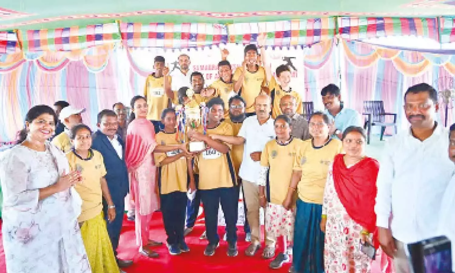 Andhra: कृष्णा जिले ने समग्र चैम्पियनशिप जीती Andhra: कृष्णा जिले ने समग्र चैम्पियनशिप जीती
