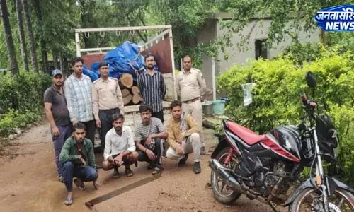 CG: वन विभाग की बड़ी कार्रवाई, 60 हजार की सागौन लकड़ी बरामद