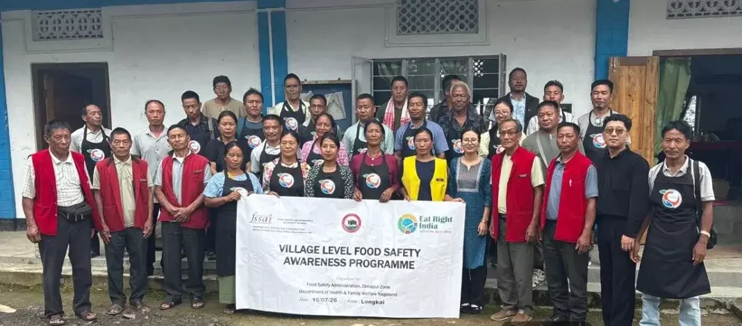 Nagaland: ग्रामीणों को खाद्य सुरक्षा के प्रति जागरूक किया गया