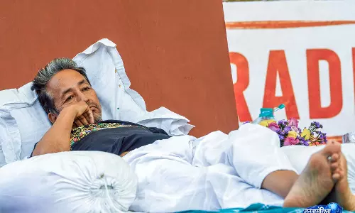 Sonam Wangchuk की हालत मेदांता अस्पताल में स्थिर, भूख हड़ताल का 26वां दिन Sonam Wangchuk की हालत मेदांता अस्पताल में स्थिर, भूख हड़ताल का 26वां दिन