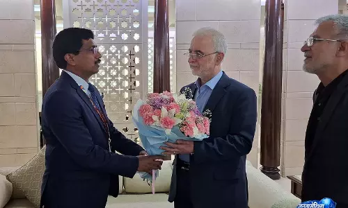 ब्रिक्स की आंतरिक मामलों की बैठक के लिए Iran के मंत्री एस्कंदर मोमेनी पहुंचे नई दिल्ली ब्रिक्स की आंतरिक मामलों की बैठक के लिए Iran के मंत्री एस्कंदर मोमेनी पहुंचे नई दिल्ली