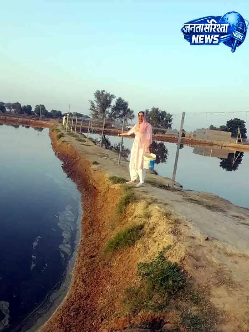 झींगा पालन से आत्मनिर्भर बनी Sirsa की महिला झींगा पालन से आत्मनिर्भर बनी Sirsa की महिला