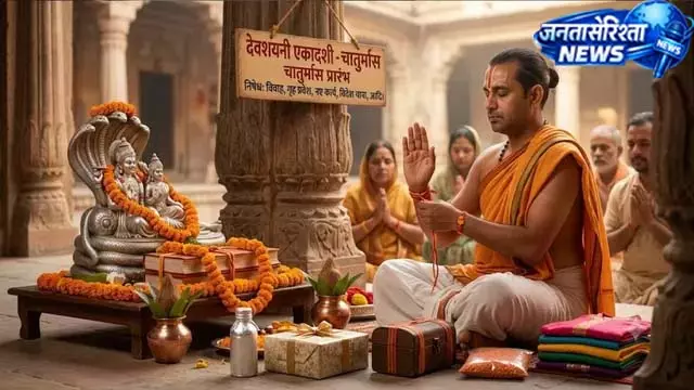 देवशयनी एकादशी से शुरू हुआ चातुर्मास, चार महीने शुभ कार्यों पर रोक देवशयनी एकादशी से शुरू हुआ चातुर्मास, चार महीने शुभ कार्यों पर रोक