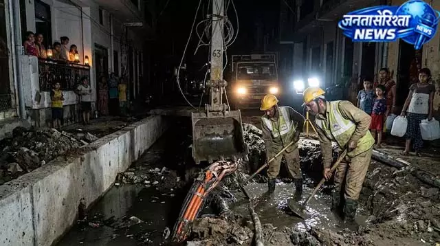 बिजली कटौती से बेहाल लोनी के लोग, रातभर अंधेरे में गुजरी बिजली कटौती से बेहाल लोनी के लोग, रातभर अंधेरे में गुजरी