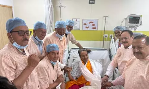 वांगचुक के अनशन खत्म करने पर केंद्रीय मंत्रियों का दावा, छात्रों को न्याय दिलाने के लिए पीएम मोदी प्रतिबद्ध वांगचुक के अनशन खत्म करने पर केंद्रीय मंत्रियों का दावा, छात्रों को न्याय दिलाने के लिए पीएम मोदी प्रतिबद्ध