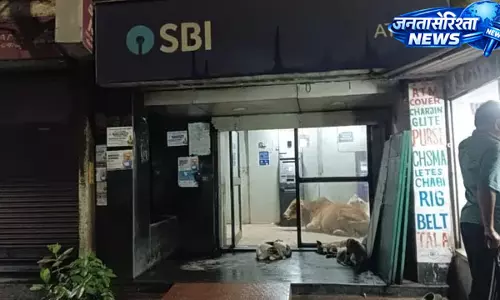 SBI एटीएम में आवारा पशुओं का कब्जा, ग्राहकों को हो रही परेशानी SBI एटीएम में आवारा पशुओं का कब्जा, ग्राहकों को हो रही परेशानी