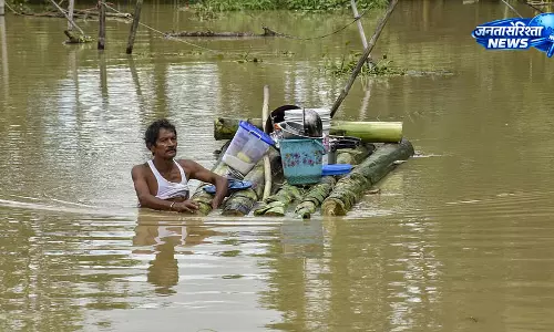 असम बाढ़ से बेहाल, 47 मौतें; 7.21 लाख लोग प्रभावित असम बाढ़ से बेहाल, 47 मौतें; 7.21 लाख लोग प्रभावित