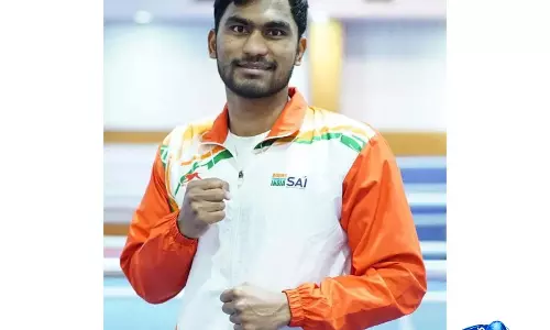 कॉमनवेल्थ गेम्स 2026: भारतीय बॉक्सिंग की शानदार शुरुआत; IIS के तीन बॉक्सर रिंग में उतरे कॉमनवेल्थ गेम्स 2026: भारतीय बॉक्सिंग की शानदार शुरुआत; IIS के तीन बॉक्सर रिंग में उतरे