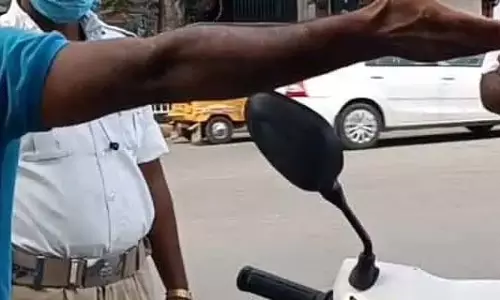 बाइक सवार नशे की हालत में पकड़ाया, 10 हजार की चलानी कार्रवाई