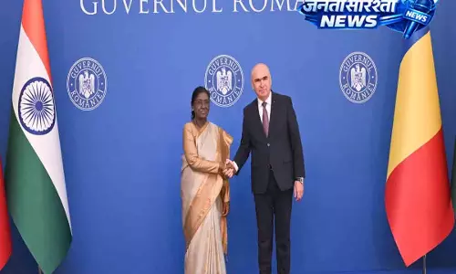 भारत-रोमानिया: राष्ट्रपति मुर्मू और रोमानियाई PM की द्विपक्षीय वार्ता