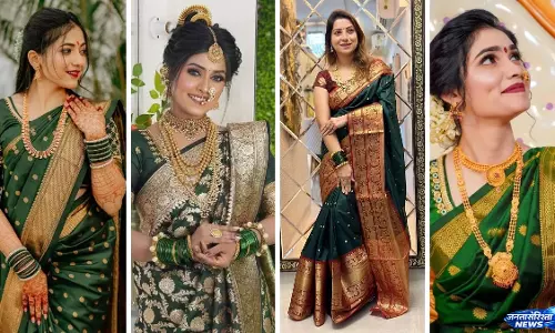 हरियाली तीज से पहले ट्रेंड में हरी साड़ियां, ऐसे करें स्टाइल हरियाली तीज से पहले ट्रेंड में हरी साड़ियां, ऐसे करें स्टाइल