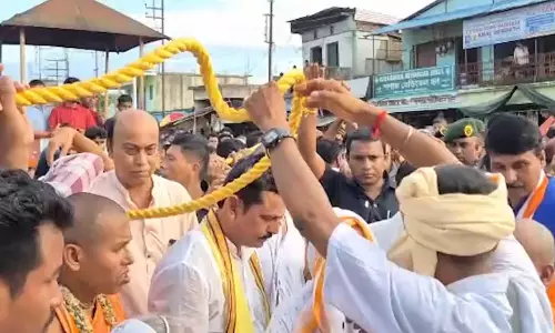 दक्षिण त्रिपुरा में इस्कॉन की उल्टो रथ यात्रा का आयोजन, भक्ति और श्रद्धा में डूबे श्रद्धालु