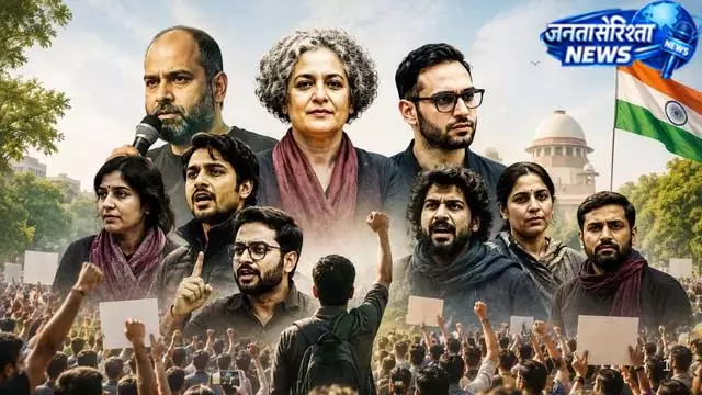 अरुंधति राय से लेकर उमर खालिद के समर्थकों तक: CJP के मंच पर क्यों जुट रहे हैं विवादित चेहरे? अरुंधति राय से लेकर उमर खालिद के समर्थकों तक: CJP के मंच पर क्यों जुट रहे हैं विवादित चेहरे?