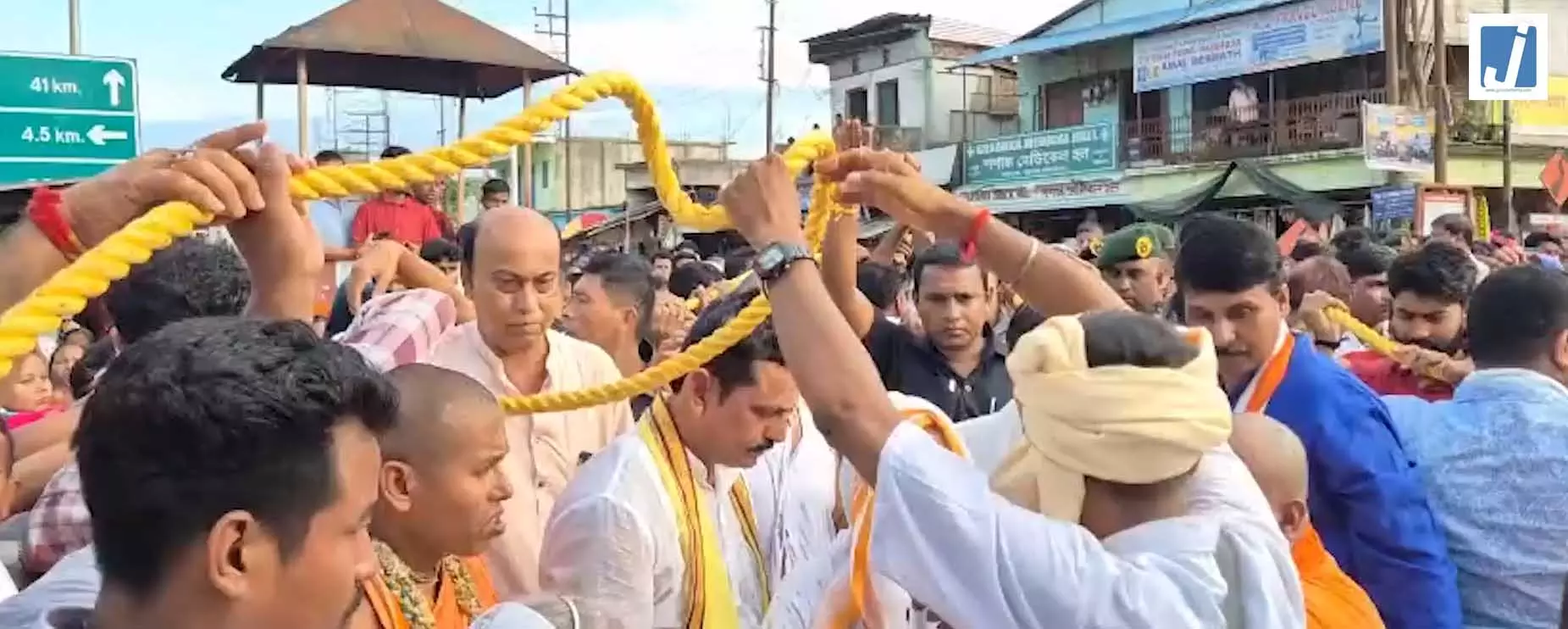 दक्षिण त्रिपुरा में इस्कॉन की उल्टो रथ यात्रा का आयोजन, भक्ति और श्रद्धा में डूबे श्रद्धालु दक्षिण त्रिपुरा में इस्कॉन की उल्टो रथ यात्रा का आयोजन, भक्ति और श्रद्धा में डूबे श्रद्धालु