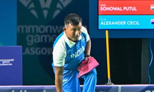 सीडब्ल्यूजी 2026: पुतुल सोनोवाल का शानदार प्रदर्शन जारी, फॉकलैंड आइलैंड्स के अलेक्जेंडर को हराया सीडब्ल्यूजी 2026: पुतुल सोनोवाल का शानदार प्रदर्शन जारी, फॉकलैंड आइलैंड्स के अलेक्जेंडर को हराया