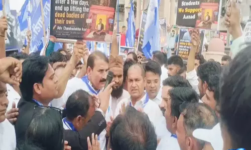 Students  के हक में उतरे कार्यकर्ता, राष्ट्रपति से कार्रवाई की मांग