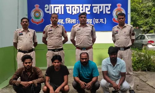 14 लाख की 30 टन लोहा हेराफेरी का खुलासा, मुख्य साजिशकर्ता सहित चार आरोपी गिरफ्तार