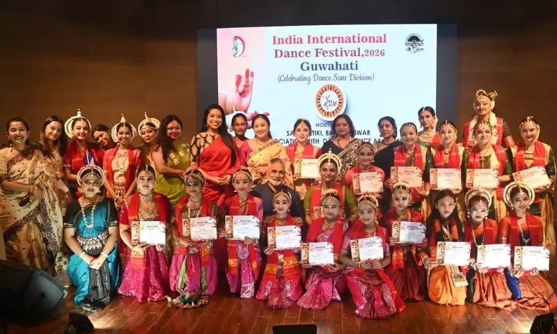 गुवाहाटी में रिदम एंड रूट्स: इंडिया इंटरनेशनल डांस फ़ेस्टिवल 2026 का समापन हुआ