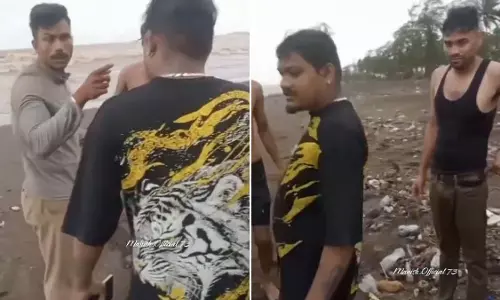 अर्नाला बीच पर रोक, नशे में समुद्र में उतरे युवक
