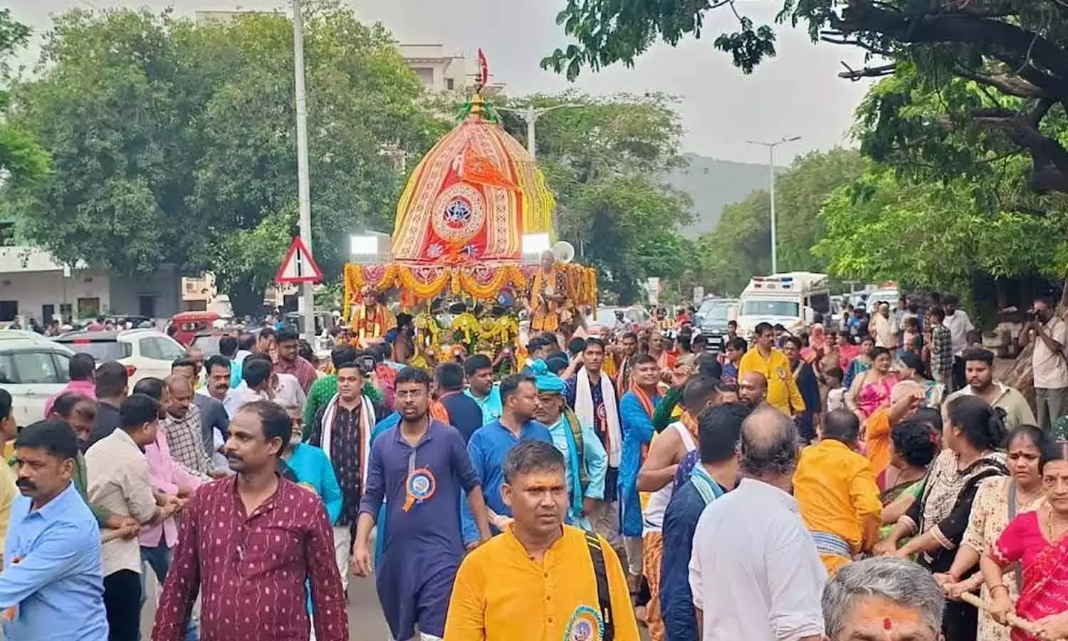 Andhra: हर्षोल्लास के साथ मनाई गई बहुड़ा रथ यात्रा