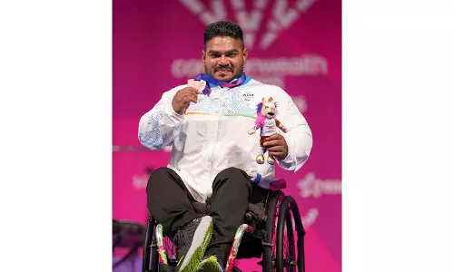 झंडू कुमार ने जीता भारत का पहला CWG 2026 पदक झंडू कुमार ने जीता भारत का पहला CWG 2026 पदक