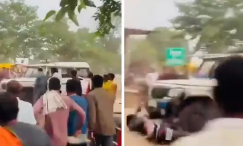 पन्ना में शराबी युवक ने चुराई पुलिस की गाड़ी, बाजार में मचाया हड़कंप; वीडियो वायरल पन्ना में शराबी युवक ने चुराई पुलिस की गाड़ी, बाजार में मचाया हड़कंप; वीडियो वायरल