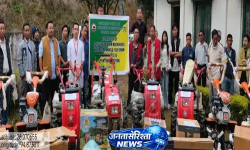 Nagaland: SMAM मशीनरी शमाटोर पहुँची Nagaland: SMAM मशीनरी शमाटोर पहुँची