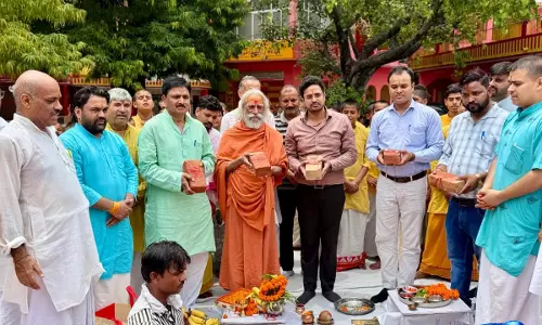 वैदिक मंत्रों के बीच अक्षय वट सौंदर्यीकरण का शुभारंभ, श्रीशुकदेव आश्रम में विकास कार्य शुरू