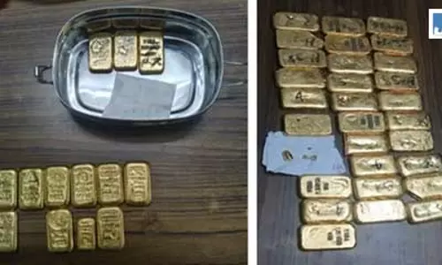 DRI की बड़ी कार्रवाई: 27 किलो से अधिक तस्करी का विदेशी सोना जब्त, 12 आरोपी गिरफ्तार DRI की बड़ी कार्रवाई: 27 किलो से अधिक तस्करी का विदेशी सोना जब्त, 12 आरोपी गिरफ्तार