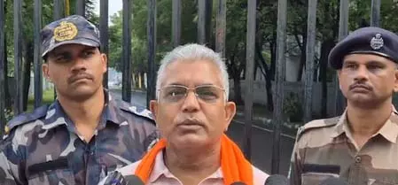 राहुल गांधी कुछ भी कर लें, उनका वनवास खत्म होने वाला नहीं: दिलीप घोष राहुल गांधी कुछ भी कर लें, उनका वनवास खत्म होने वाला नहीं: दिलीप घोष