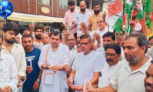 Haryana: कांग्रेस ने जीत का जुलूस निकाला Haryana: कांग्रेस ने जीत का जुलूस निकाला