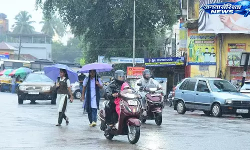 तटीय कर्नाटक में भारी बारिश, उडुपी में ऑरेंज अलर्ट
