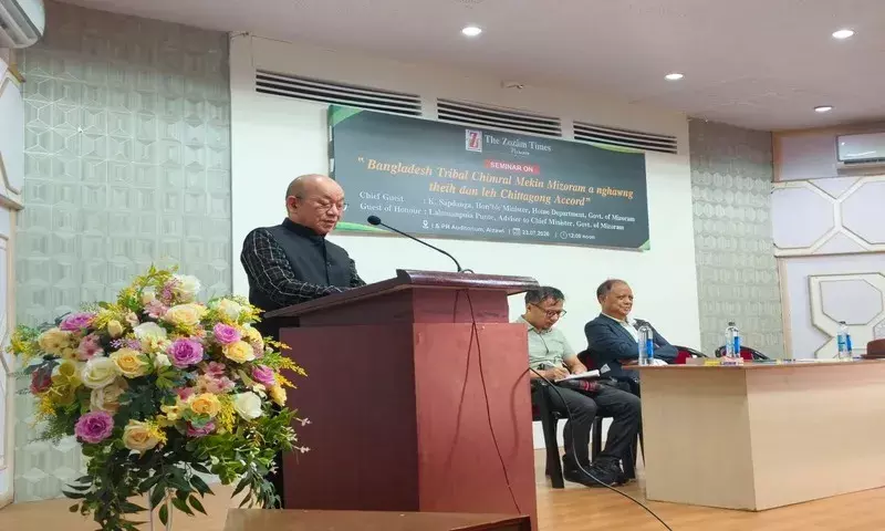 मिजोरम को बनानी चाहिए शरणार्थी नीति: गृह मंत्री सपडांगा मिजोरम को बनानी चाहिए शरणार्थी नीति: गृह मंत्री सपडांगा